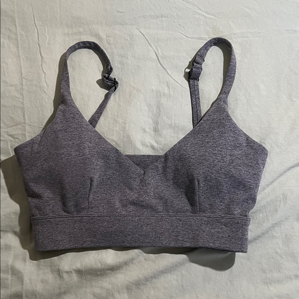 Heather Gray Sports Bra